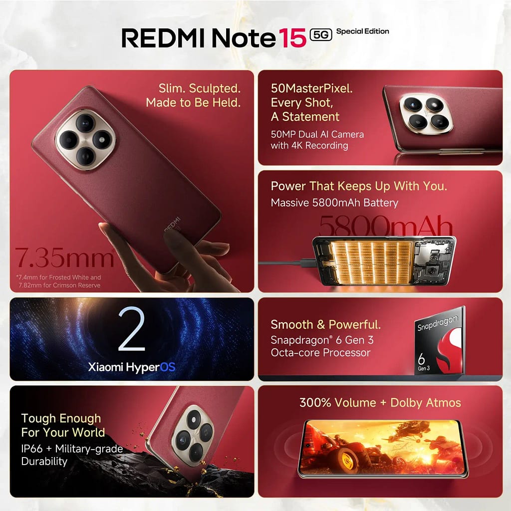 Redmi Note 15 Special Edition